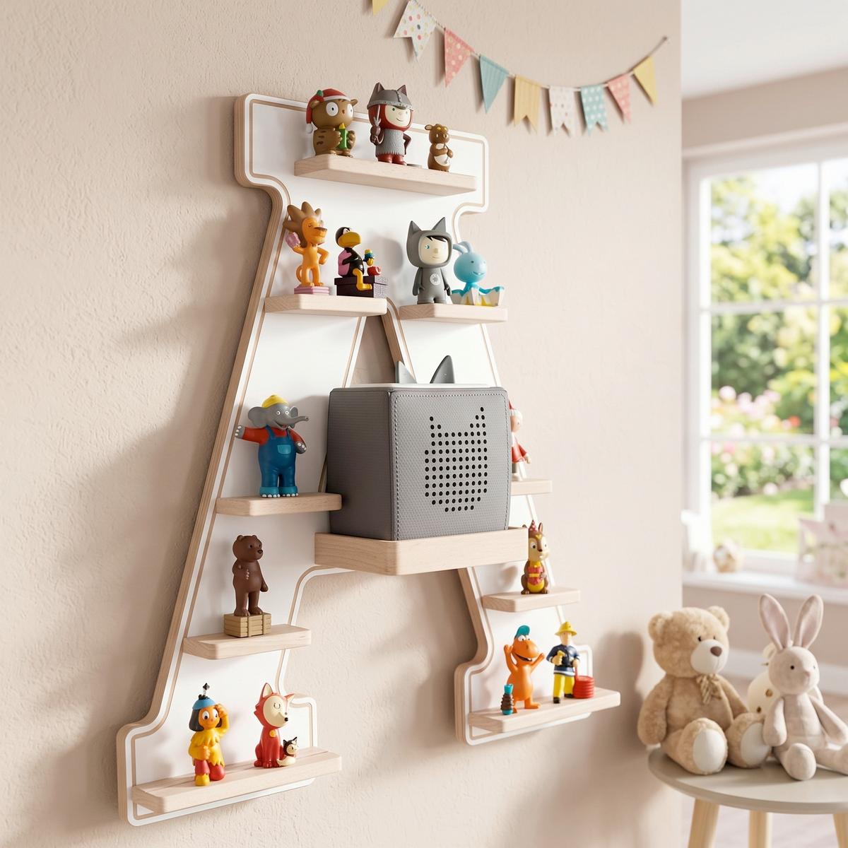 Kinderregal Boarti Weiß B: 49 cm - Weiß, MODERN, Holzwerkstoff (49/54/19cm) - Livetastic