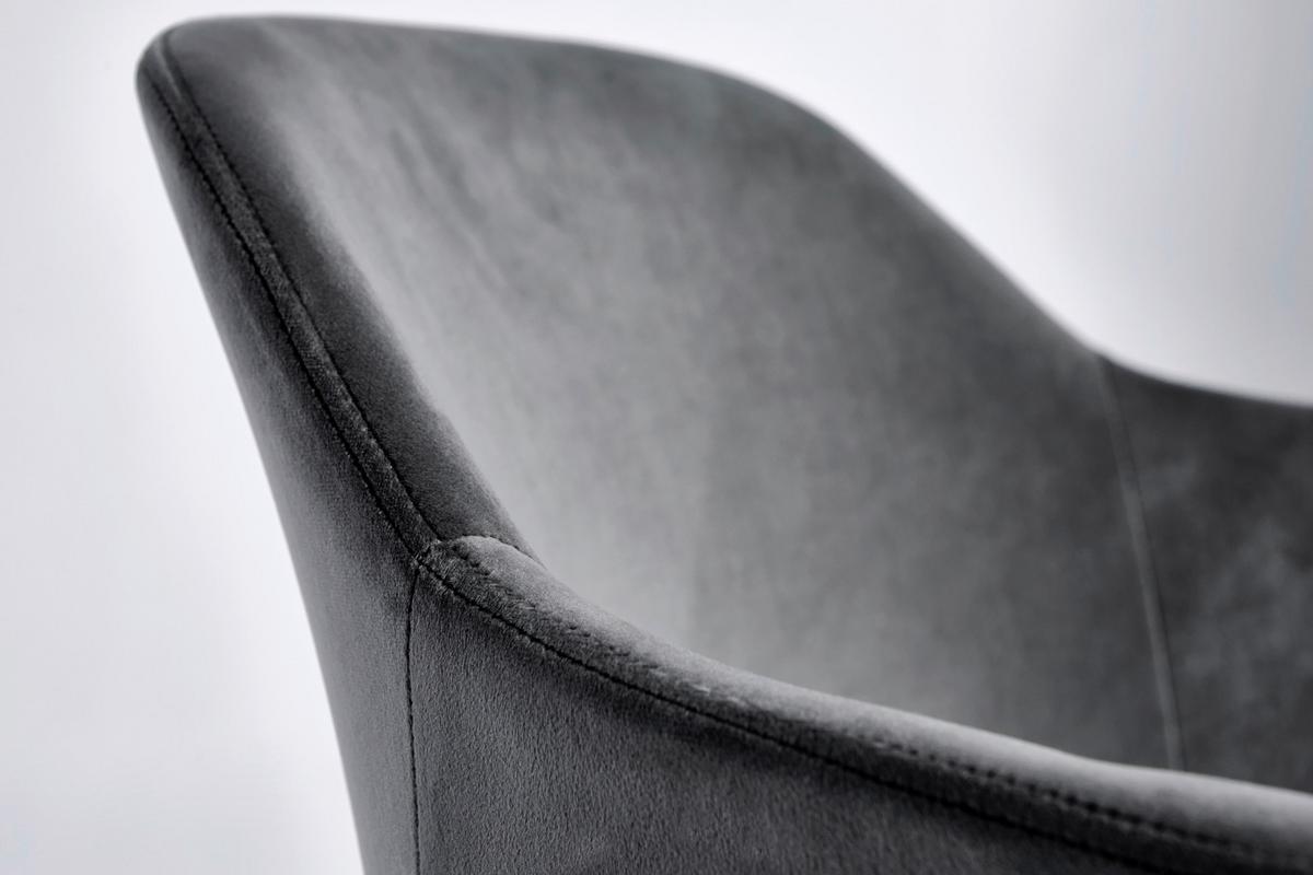 Drehstuhl Shell Worx - Goldfarben/Grau, MODERN, Kunststoff/Textil (56,5/59/78-87cm) - Livetastic