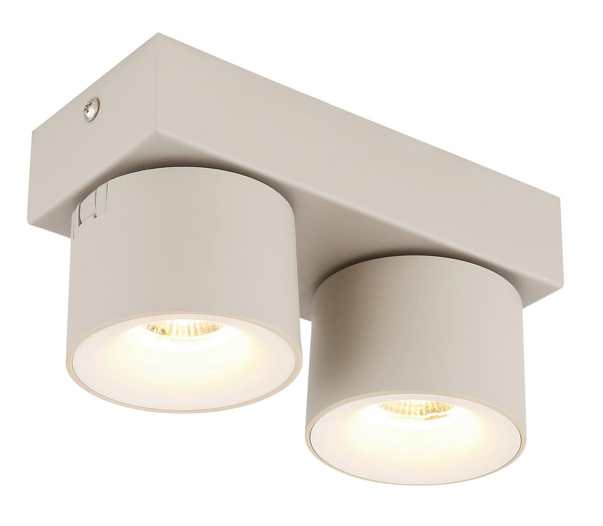 LED ZÁŘIČ RAE - bílá/průhledné, Design, kov/plast (20.5/7.2/12cm) - Globo