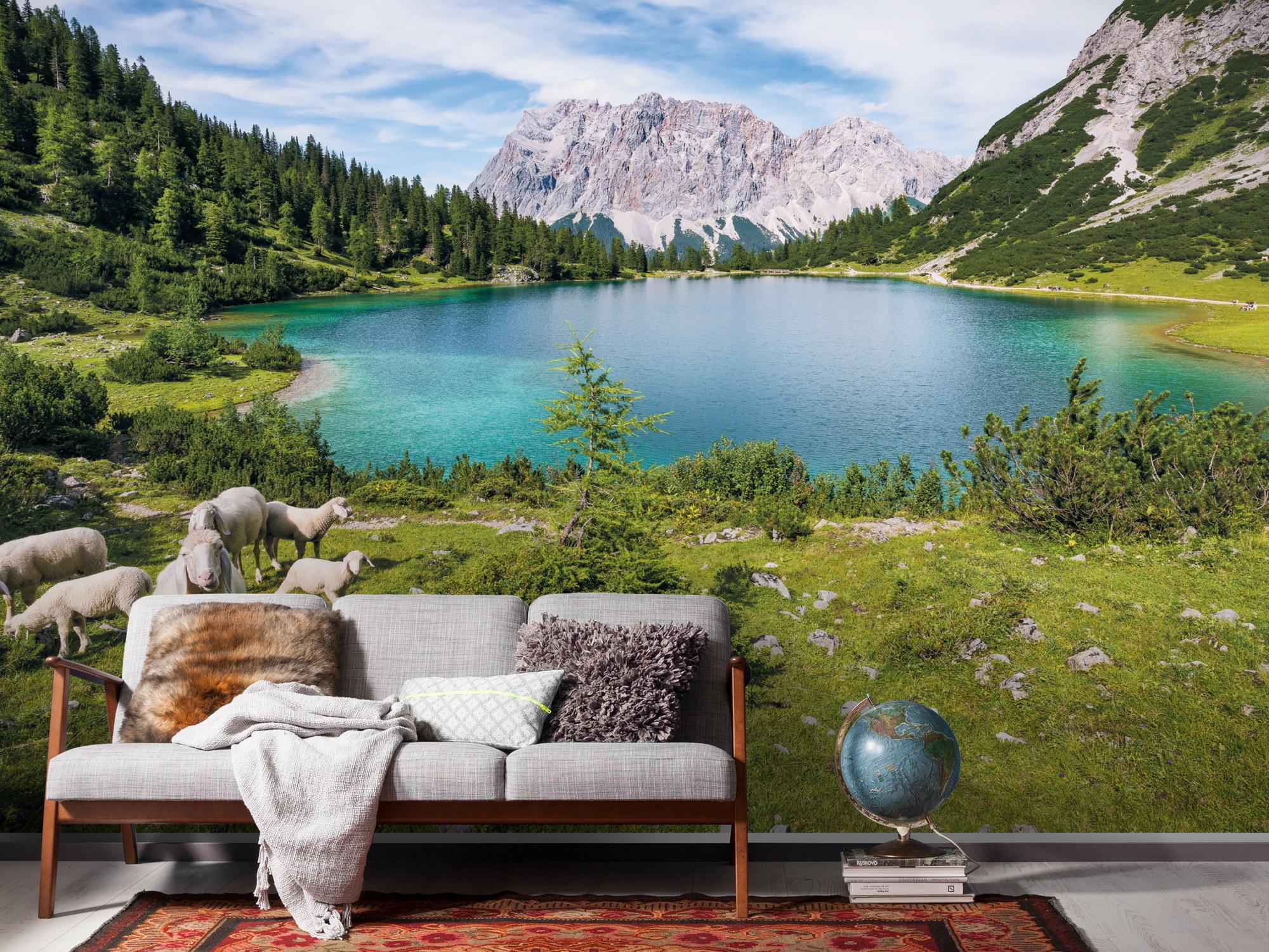 Vliestapete Sh070-Vd4 Paradise Lake - Natur (400/250cm)