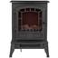 Elektrokamin Classic Fire Torino - Schwarz, KONVENTIONELL, Kunststoff (38/56,5/24cm)
