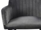 Armlehnstuhl Karin Grau Gepolstert - Schwarz/Grau, MODERN, Holz/Textil (63/85/63cm) - MID.YOU