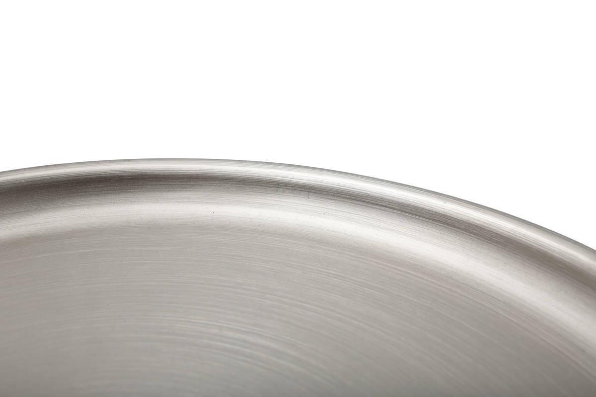 Beistelltisch Art Deco Anthrazit/silberfarben - Anthrazit/Silberfarben, Trend, Metall (32/32/47cm) - Kayoom