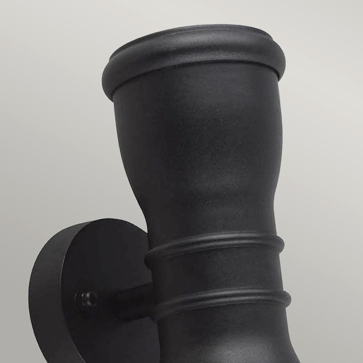 Außenwandleuchte Gzh-Malv - Schwarz, KONVENTIONELL, Metall (23/9,2/12,9cm) - Elstead Lighting