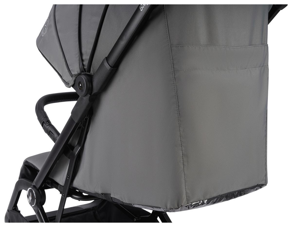 Buggy Boogy 2 Stone Grau, B/H/T: 51x105x84,5 - Dunkelgrau/Schwarz, Basics, Textil/Metall (51/105/84,5cm) - Osann