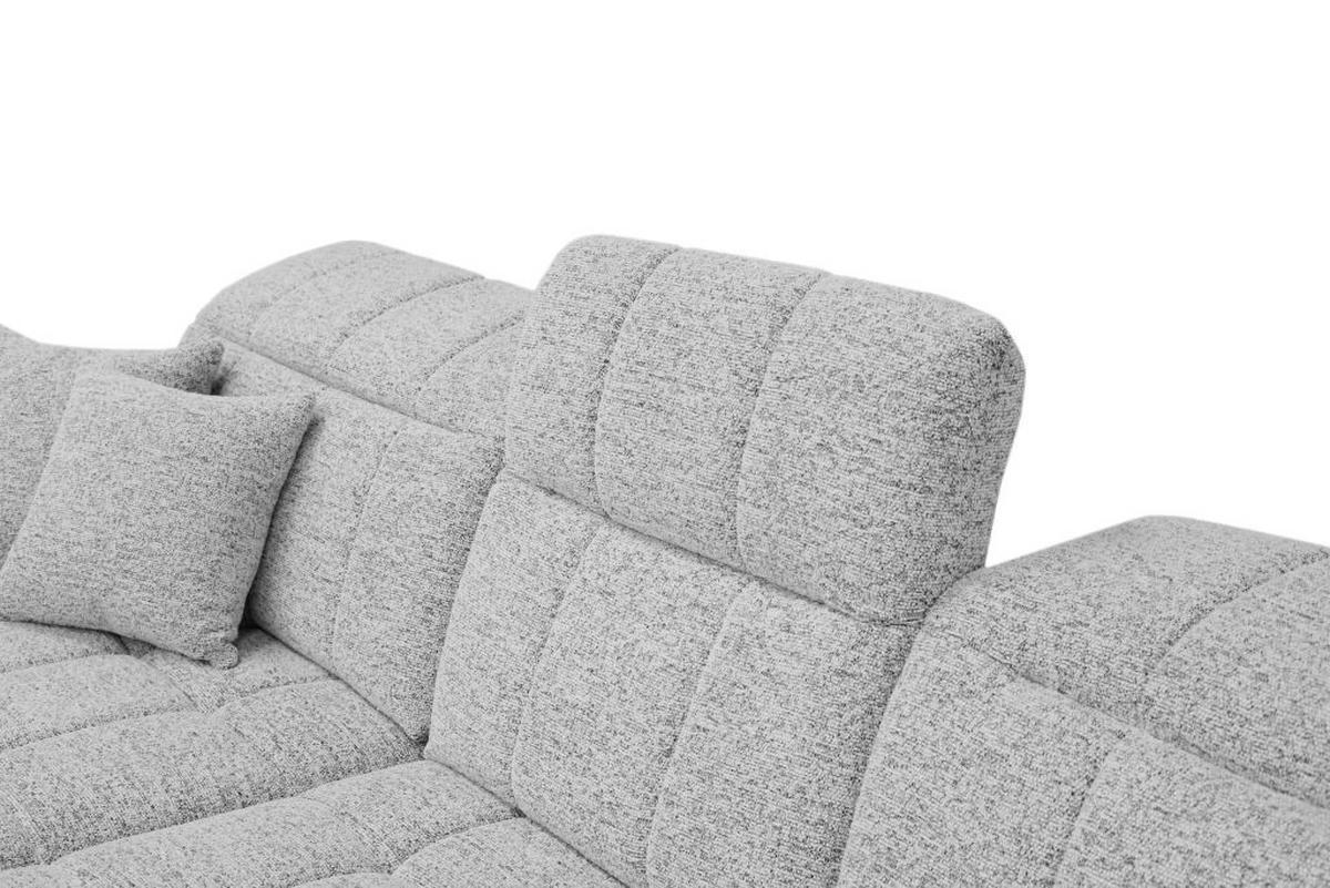 Sedačka SANTORINI, levá, šedá - Moderní (193/291cm) - Premium Living