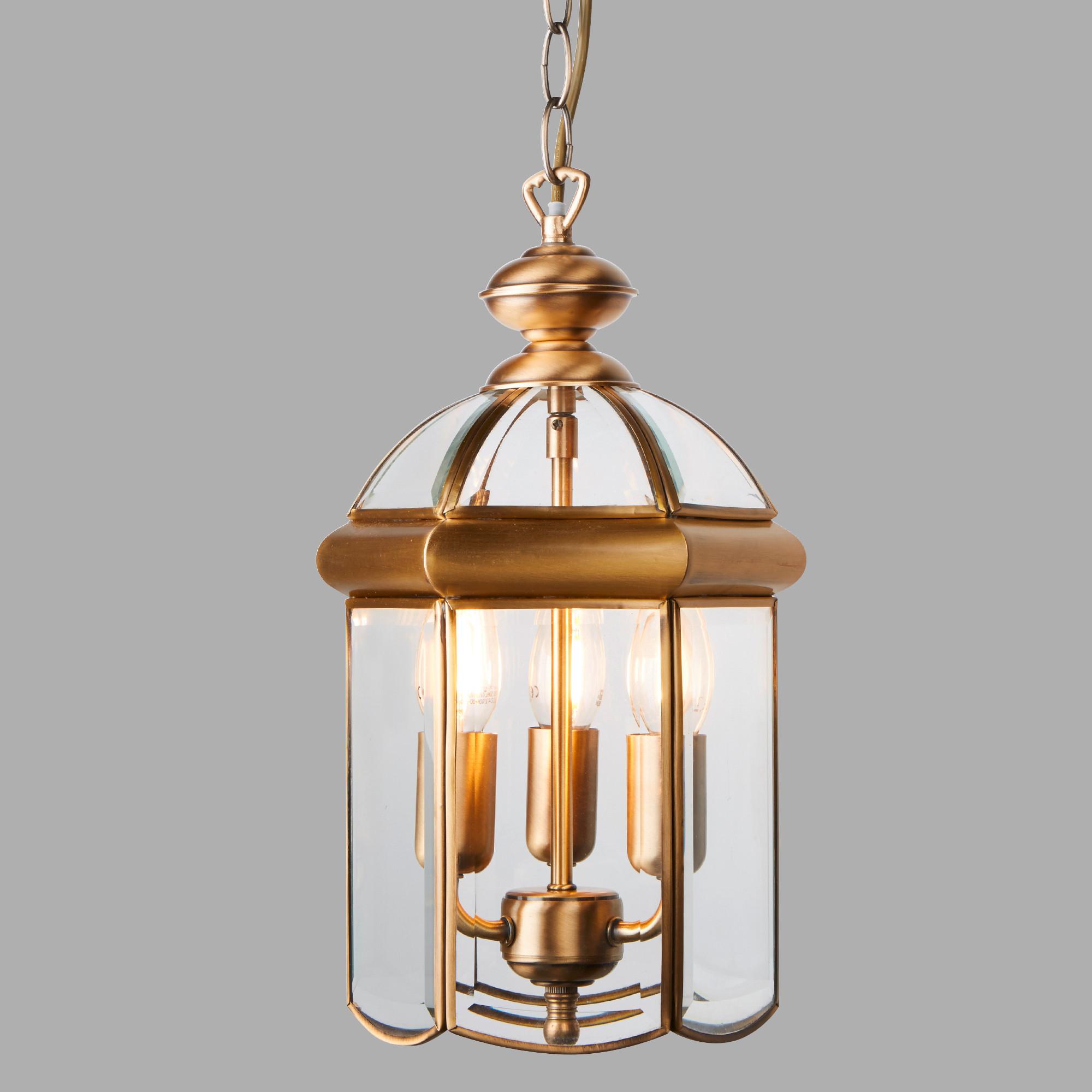 Hängeleuchte Bevelled 7133ab - KONVENTIONELL, Glas/Metall (22/37cm)