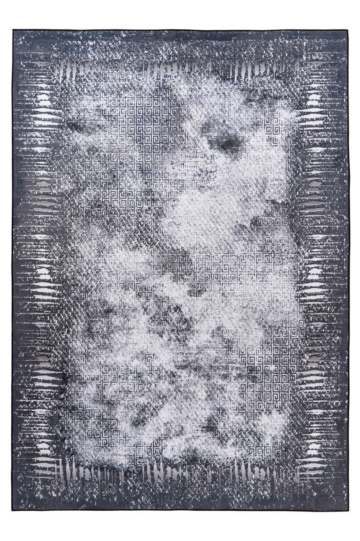 Flachwebteppich My Tampa 132 - Grau, Design, Textil (80/150cm) - Obsession