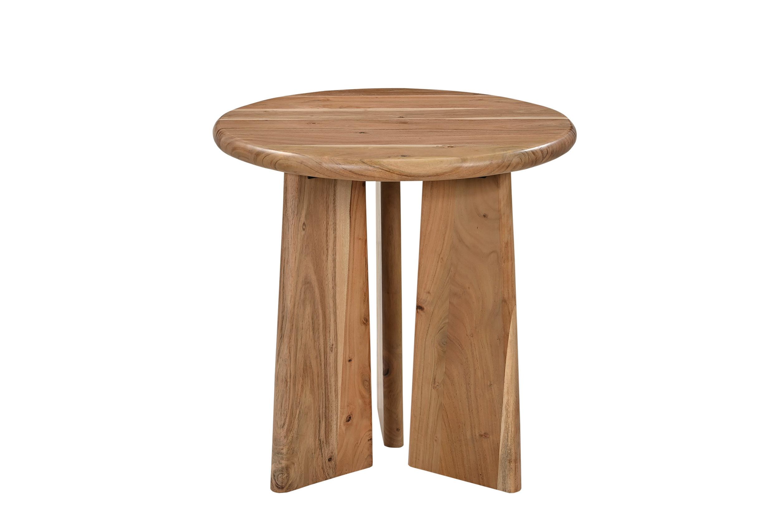 BEISTELLTISCH Akazie Natur B: 60cm - Naturfarben, Design, Holz (60/60/60cm) - MID.YOU