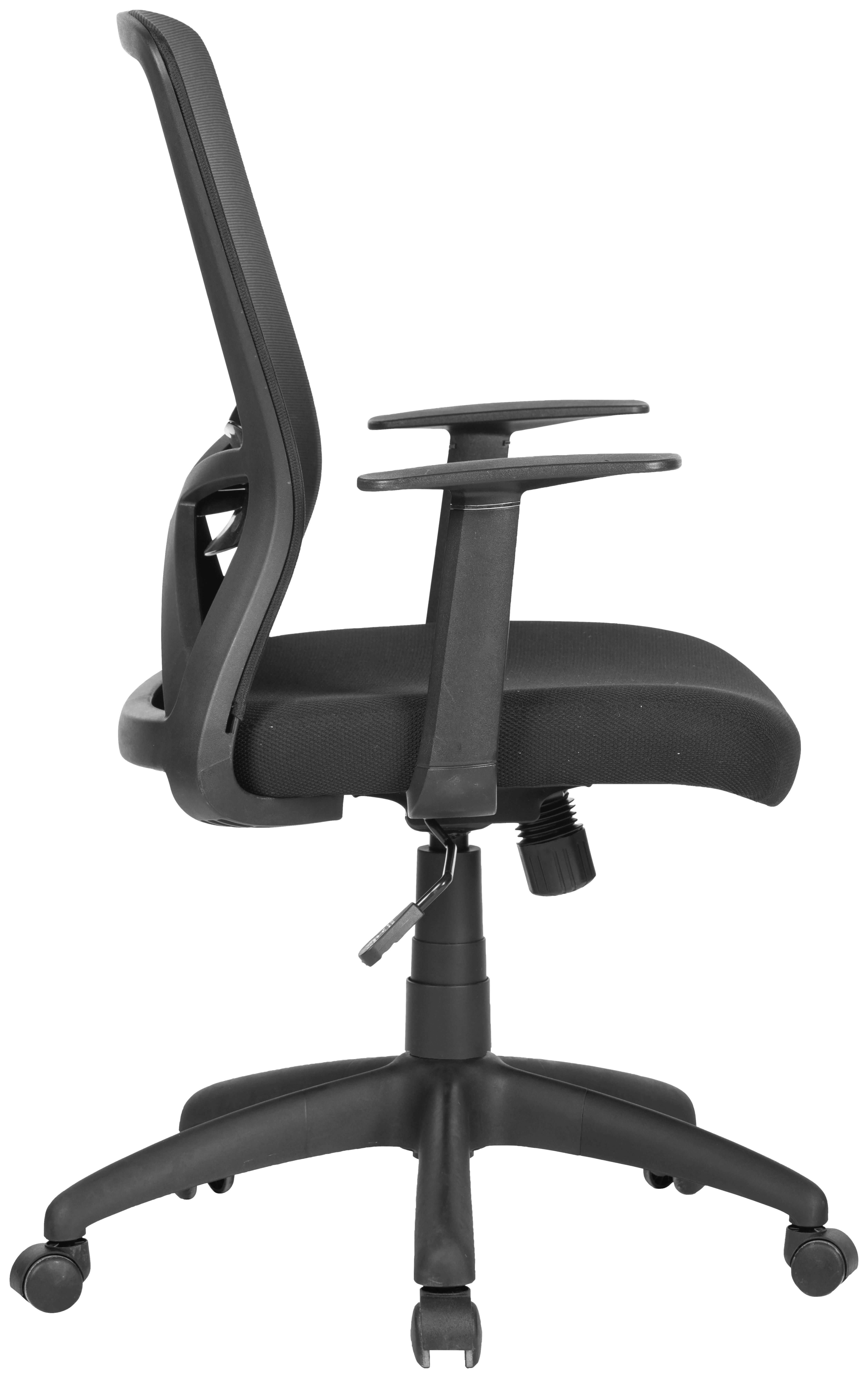 MID.YOU Drehstuhl Long B: 52,5cm Schwarz