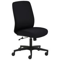 Drehstuhl Mytriton Schwarz B: 62 Cm - Schwarz, ROMANTIK / LANDHAUS, Holz/Kunststoff (62/105-116/63cm) - MID.YOU