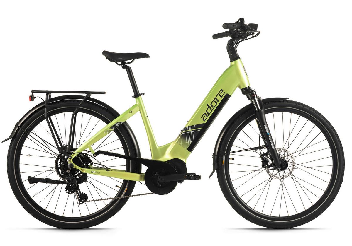 E-Citybike 28'' Grün Matt - Grün, LIFESTYLE, Metall (180/70/100cm)