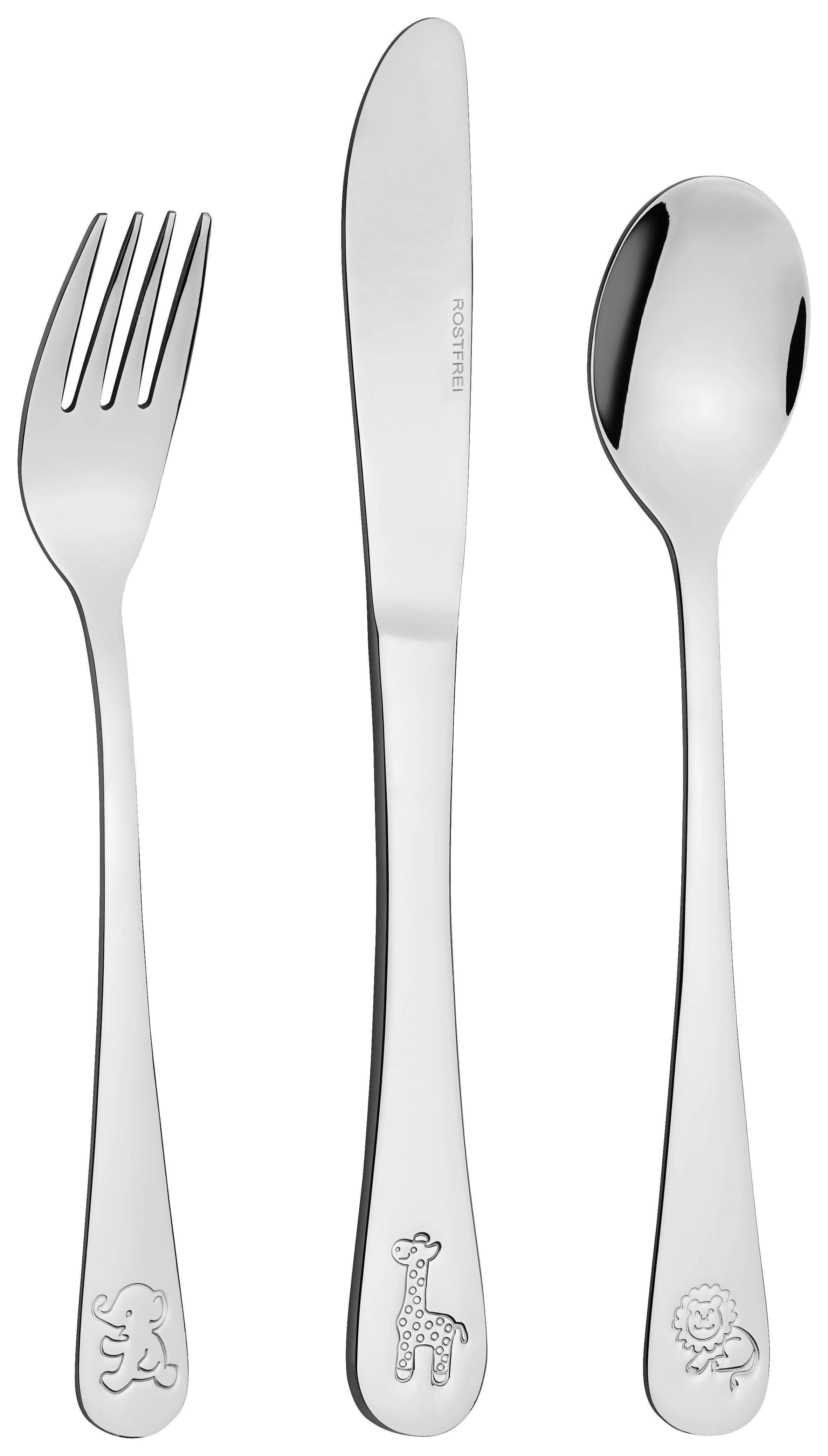 Gyerek Evőeszköz Paula - modern, Fém - Luca Bessoni