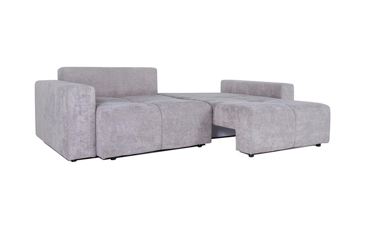Mega Kanapé Monaco - bézs/fehér, Modern, textil/fa (270/126/88cm)