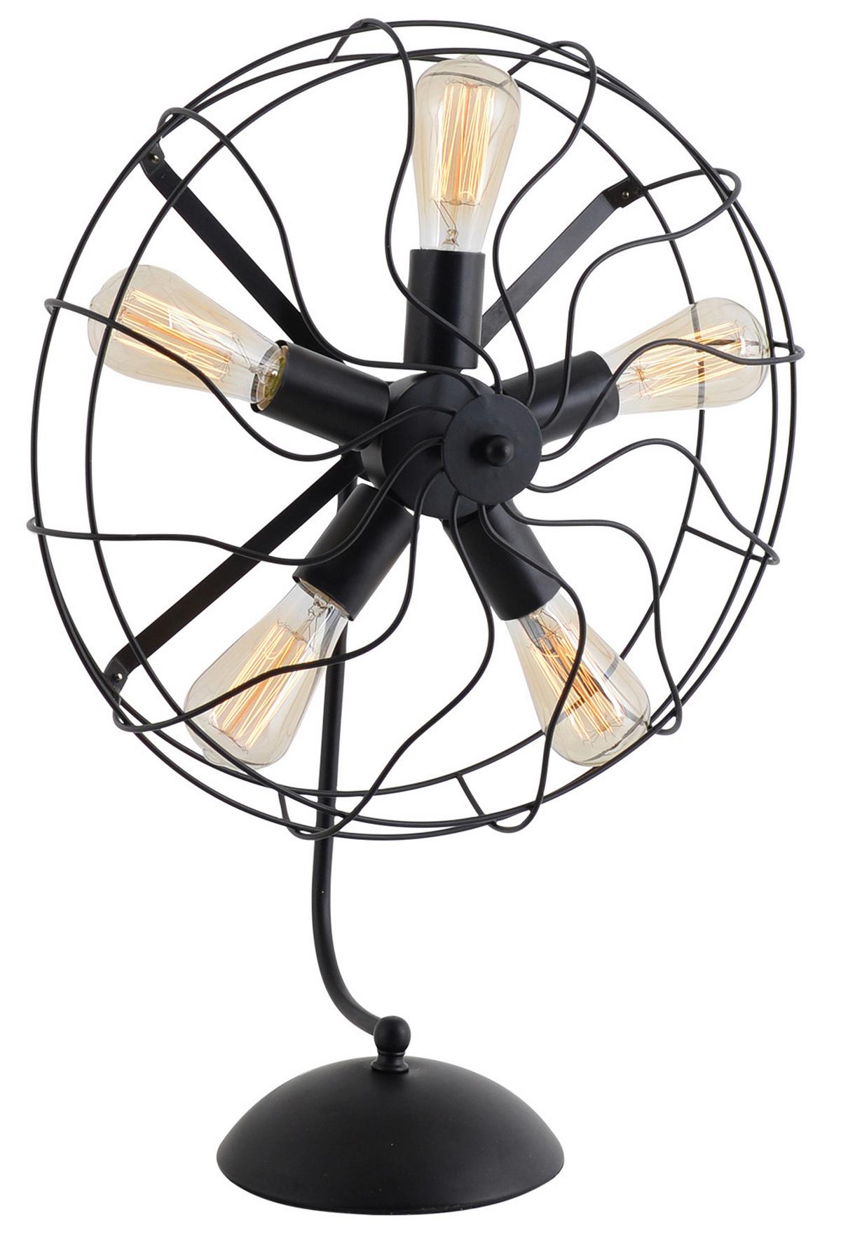 Tischlampe Alex Schwarz Alex - Schwarz, Trend, Metall (47,5/14,5/64cm) - Näve
