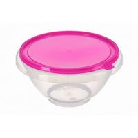Rührschüssel aus Kunststoff transparent Becki, D: ca. 25cm - Blau/Transparent, KONVENTIONELL, Kunststoff (25/14.5cm)