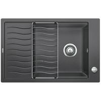 Spüle Blanco Elon Xl 6 S Silgranit Bxt: 101,4x39,8 Cm - Grau, MODERN, Stein (101,4/61,4/39,8cm)