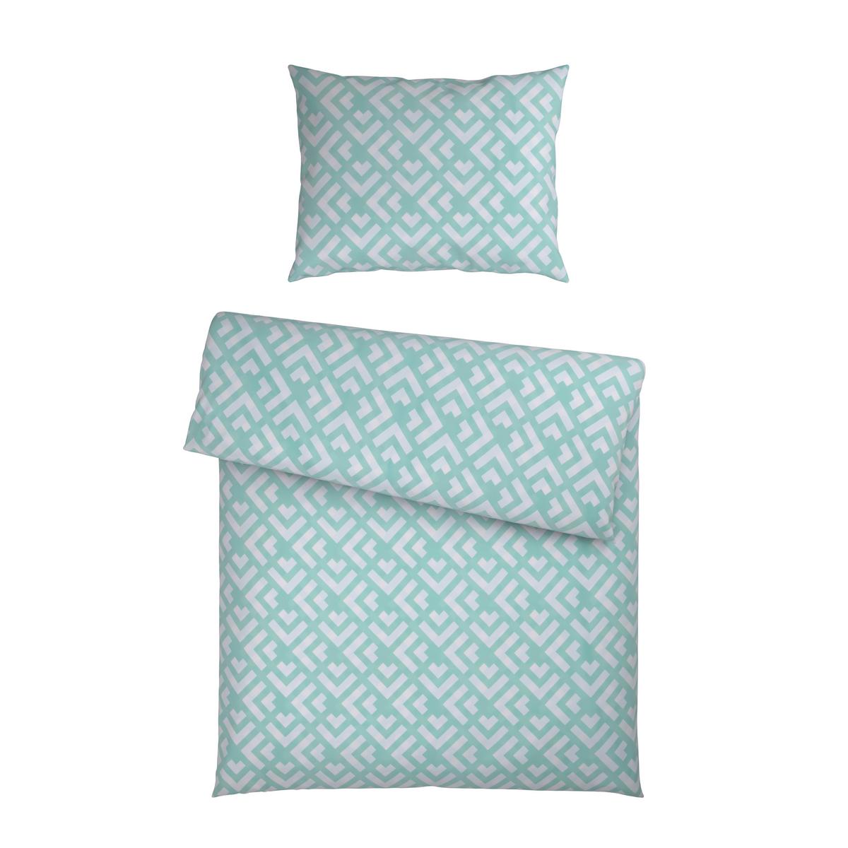 BETTWÄSCHE TRUDE - Schwarz/Weiß, KONVENTIONELL, Textil - Ondega