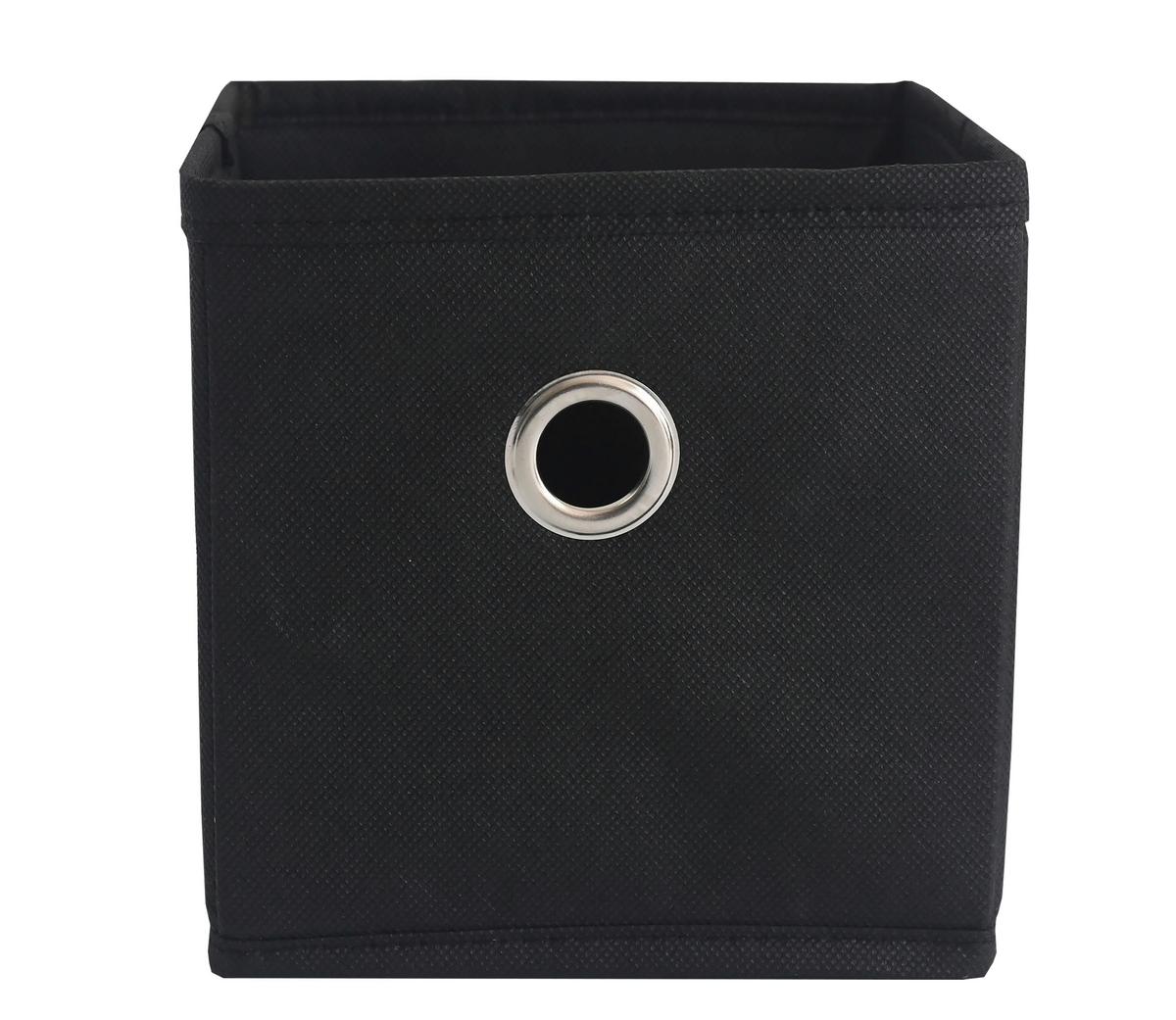 Skládací box PHOEBE -EXT- - černá, Konvenční, kov/karton (15/15/15cm) - Based