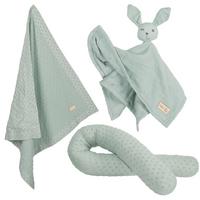 Geschenkset frosty green Kuscheln & Spielen - Grün, MODERN, Textil - Roba