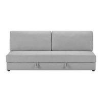 Rozkladacia pohovka CLAUDIO - čierna/svetlosivá, Modern, drevo/textil (200/85/93cm) - Livetastic