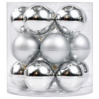 Baňka na vánoční stromeček NOEL -PAZ- - barvy stříbra, sklo (6cm) - Mömax