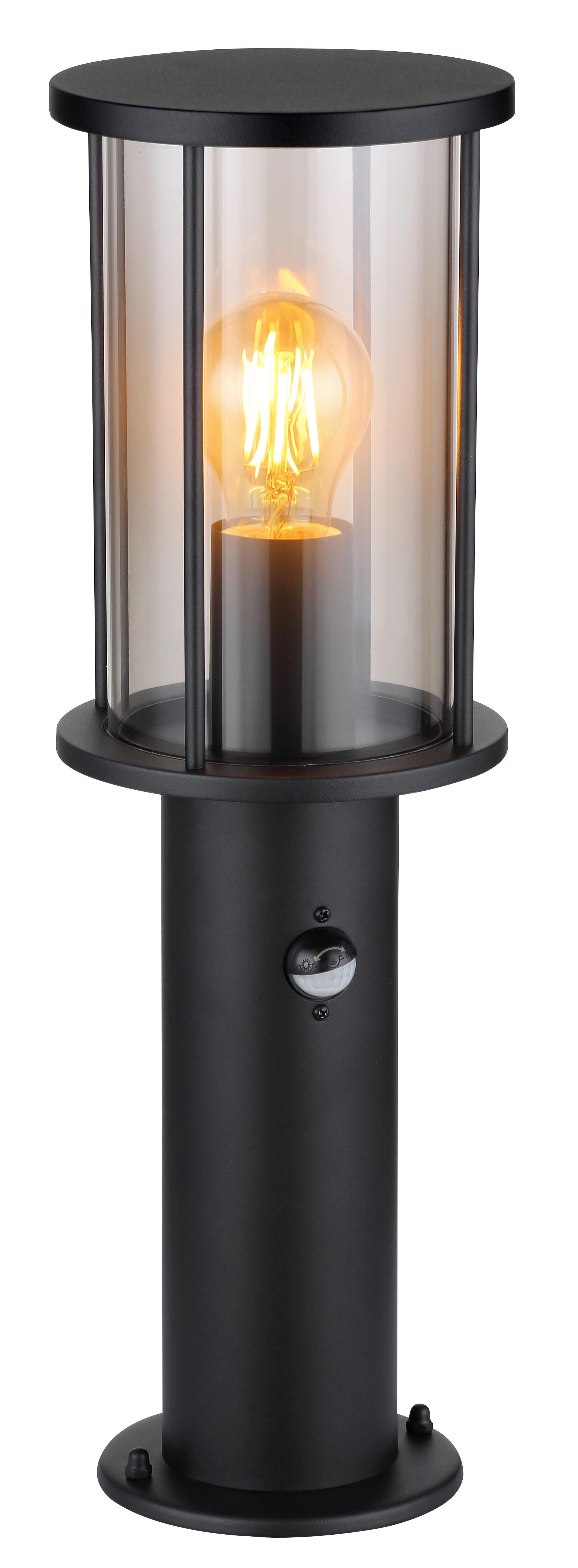 Außenleuchte 31361s - Schwarz, KONVENTIONELL, Glas/Metall (14,3/45cm) - Globo