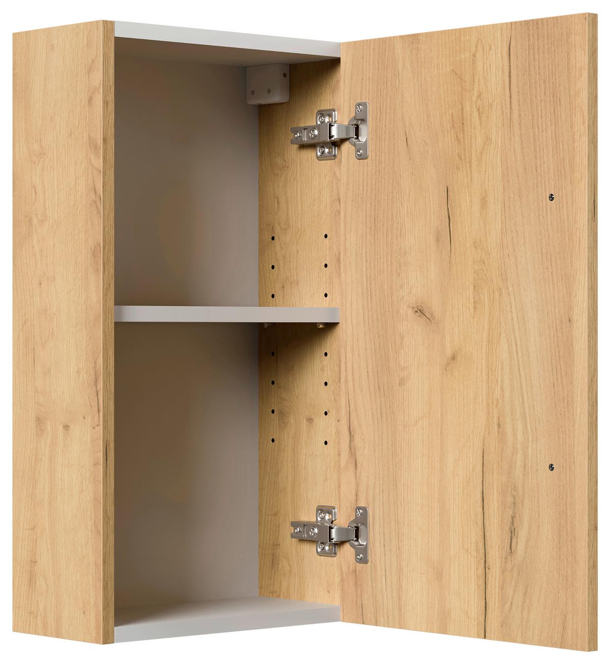 MIDISCHRANK Eichefarben B: 35cm - Eichefarben, Basics, Holzwerkstoff (35/62/16,6cm) - MID.YOU
