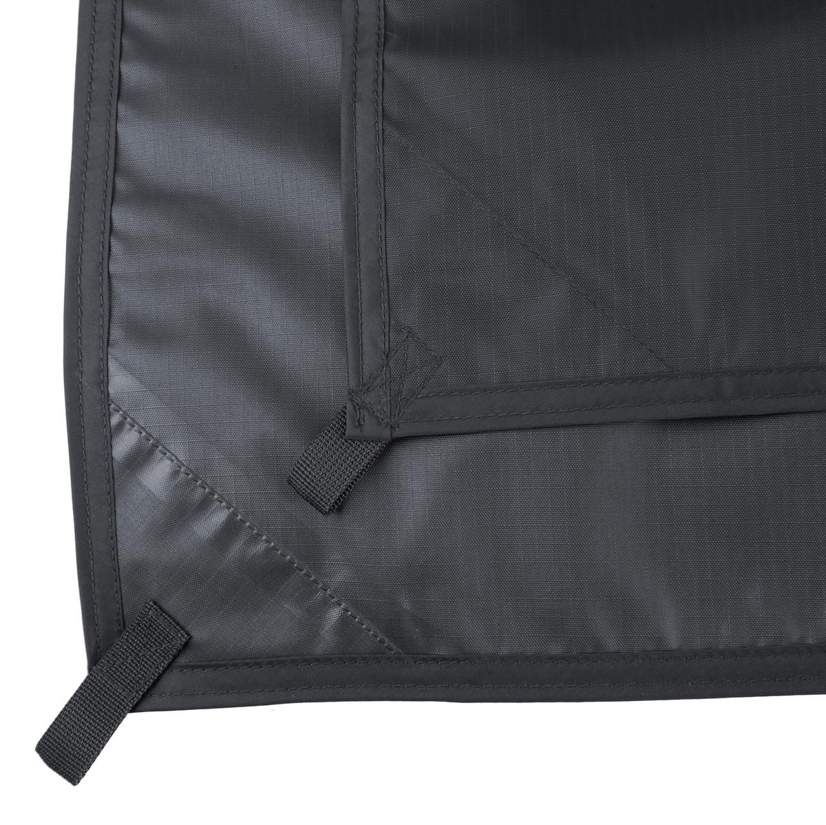 Schutzplane mit Schlaufen 4x5m Premium Ripstop Anthrazit - Anthrazit, Basics (400/500cm)