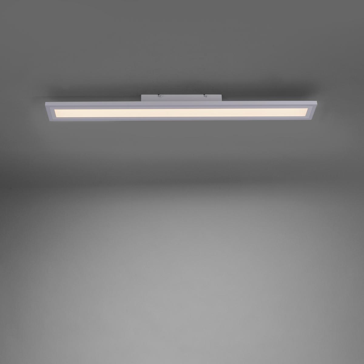 LED-Deckenleuchte Edging L: 100 cm dimmbar mit Schalter - Weiß, Basics, Kunststoff/Metall (100/11,8/6cm)