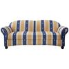 2,5-sitzer-sofa Torello Blau - Wengefarben/Blau, KONVENTIONELL, Textil (198/84/80cm) - Livetastic