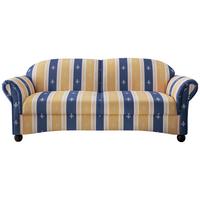 2,5-sitzer-sofa Torello Blau - Wengefarben/Blau, KONVENTIONELL, Textil (198/84/80cm) - Livetastic