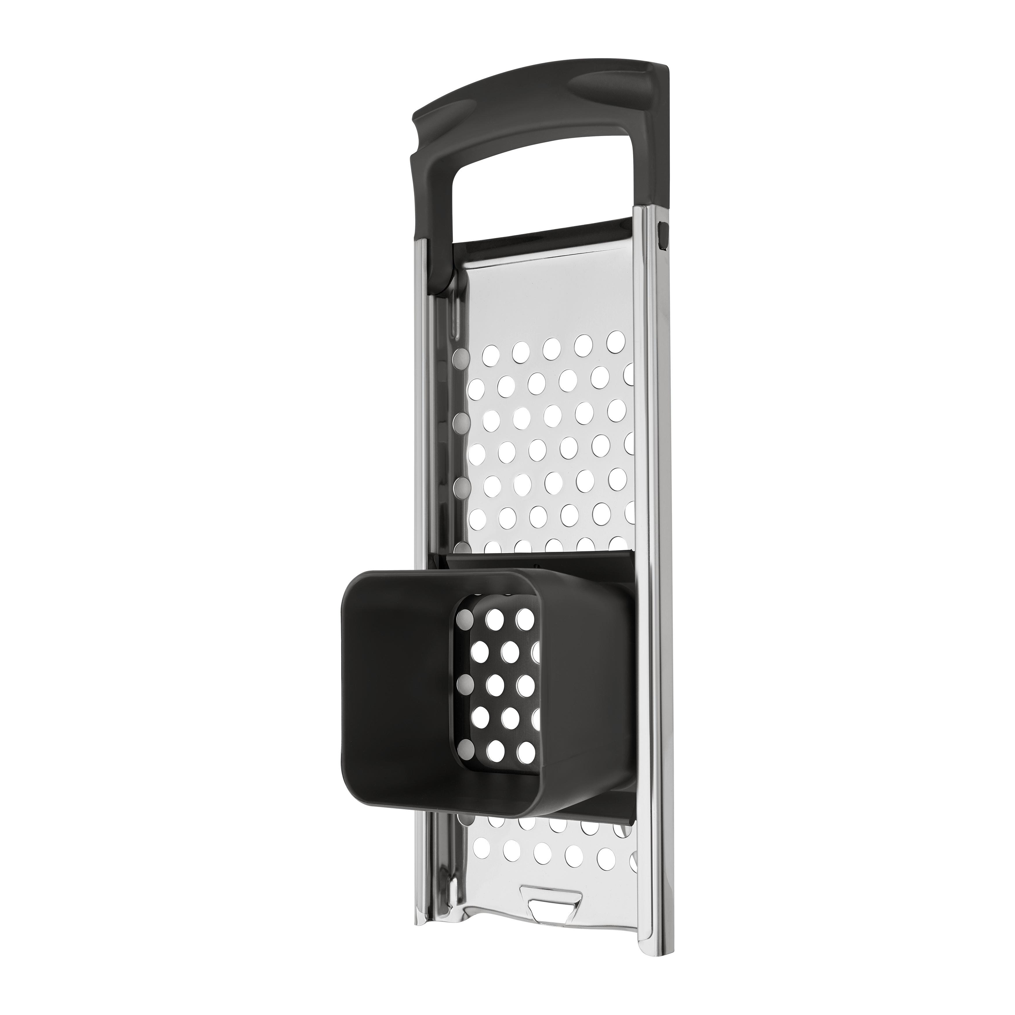 Strúhadlo na špecle KIKI - farba ušľachtilej ocele/tmavosivá, Konventionell, kov/plast (33/11cm) - Mömax