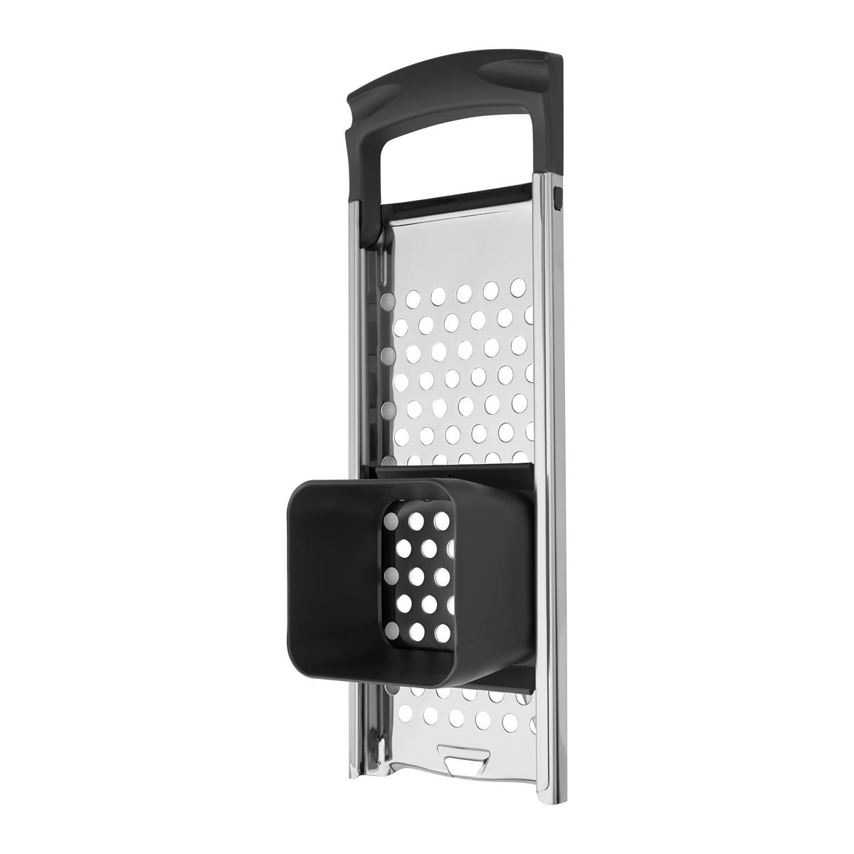 Strúhadlo na špecle KIKI - farba ušľachtilej ocele/tmavosivá, Konventionell, kov/plast (33/11cm) - Mömax