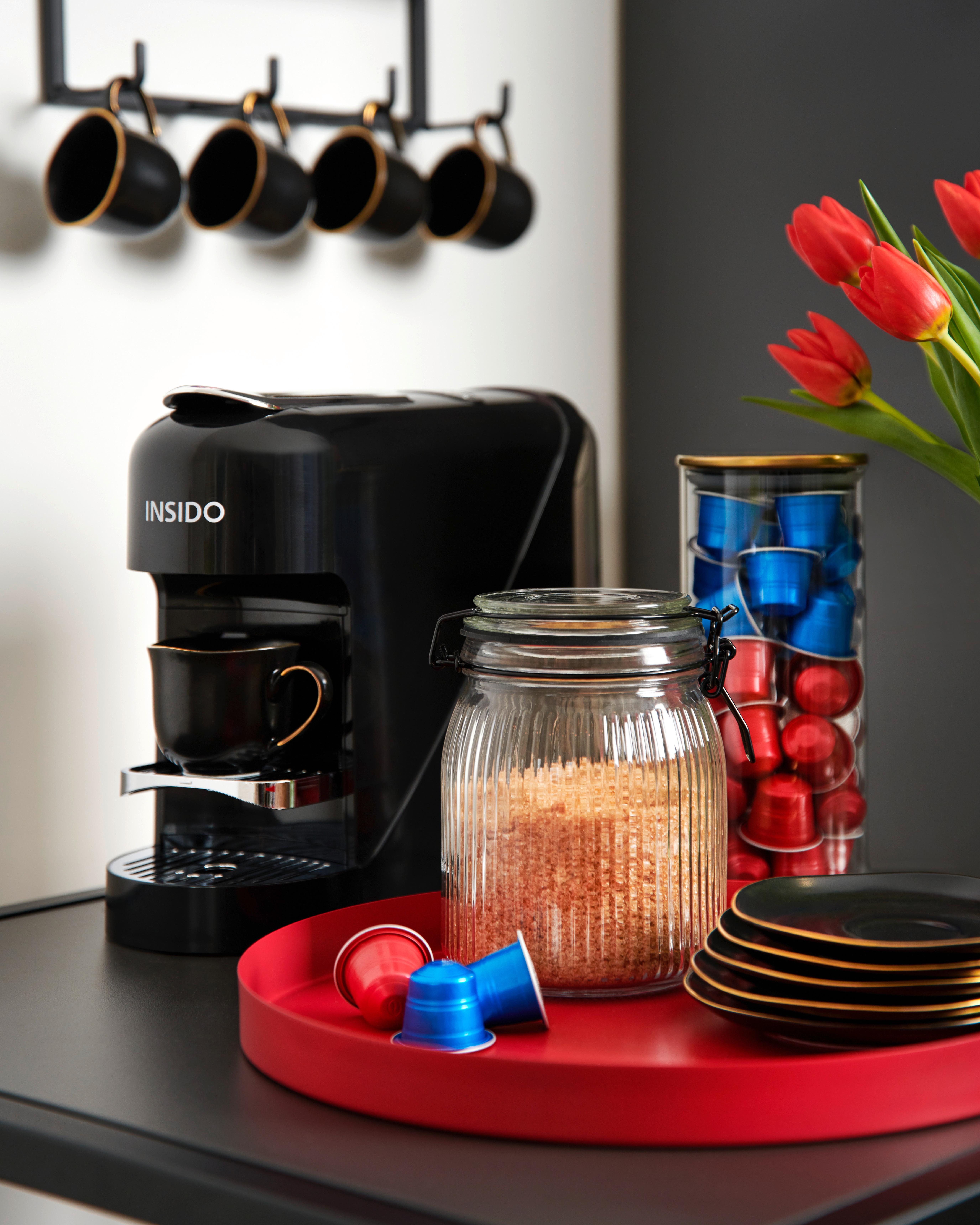 Dóza na potraviny Juna, 0,9l - priehľadné, Modern, kov/plast (11/15,2cm) - Premium Living