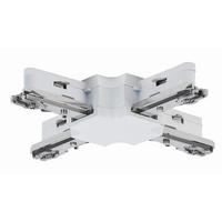 Schienensystem Urail X-Verbinder 97687 Weiß - Weiß, Design, Kunststoff/Metall (10,4/1,8/10,4cm) - Paulmann