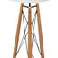Stojací Lampa Goa - bílá/černá, Moderní, dřevo/textilie (40/156cm) - Modern Living Stojací Lampa Goa - bílá/černá, Moderní, dřevo/textilie (40/156cm) - Modern Living