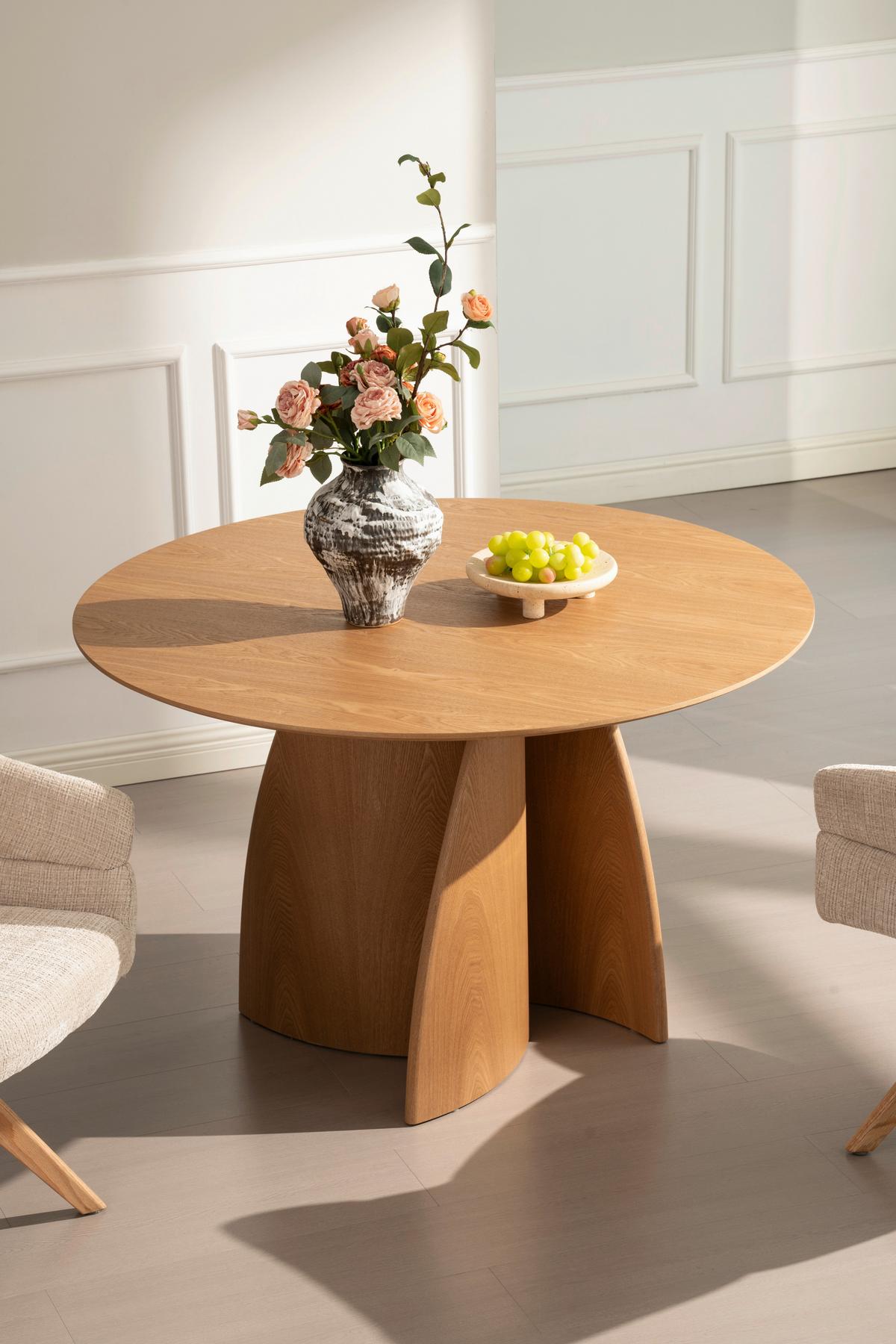 Esstisch Atlas Eichefarben D: 120 cm - Eichefarben, MODERN, Holz/Holzwerkstoff (120/120/75cm) - Livetastic