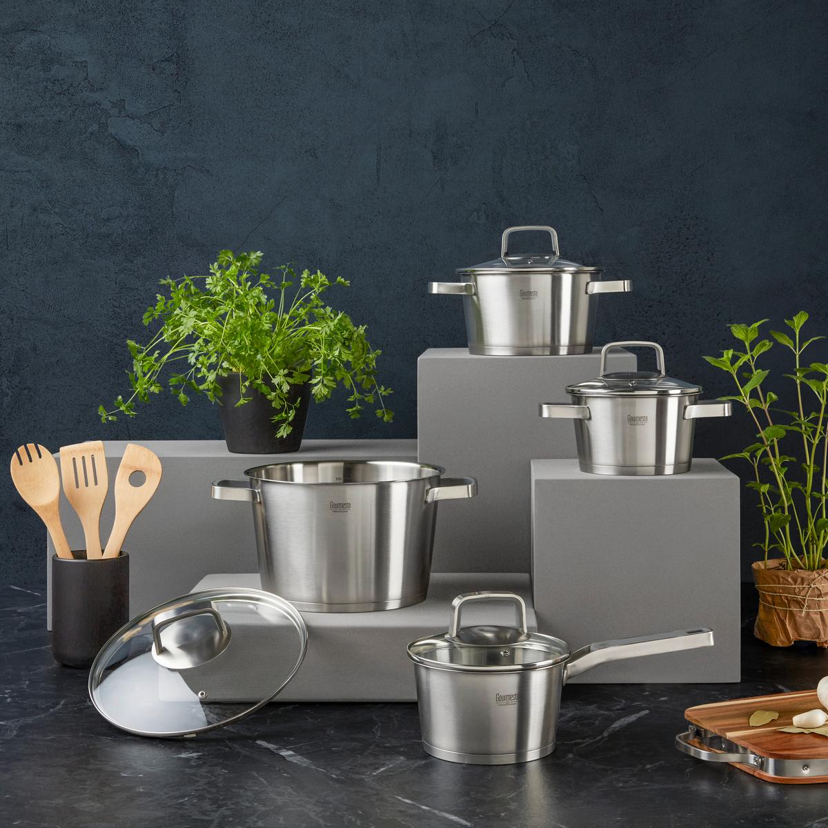 Rajnica Silver Line, 1,6l - číra/farba ušľachtilej ocele, Konventionell, kov/sklo (16/9,5cm) - Gourmesto