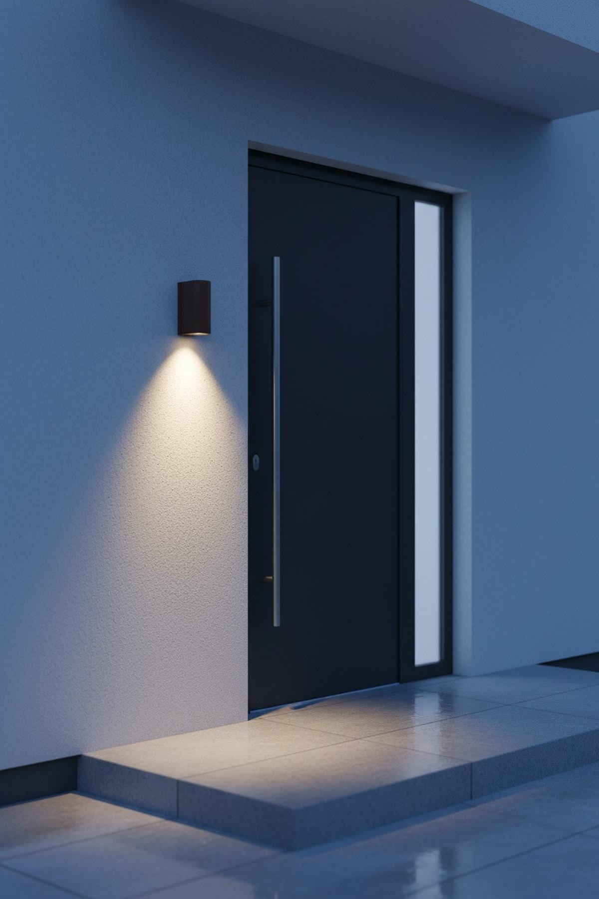 AUßENWANDLEUCHTE SwitchDim - Braun, Basics, Kunststoff/Metall (7/16/9cm) - Markslöjd