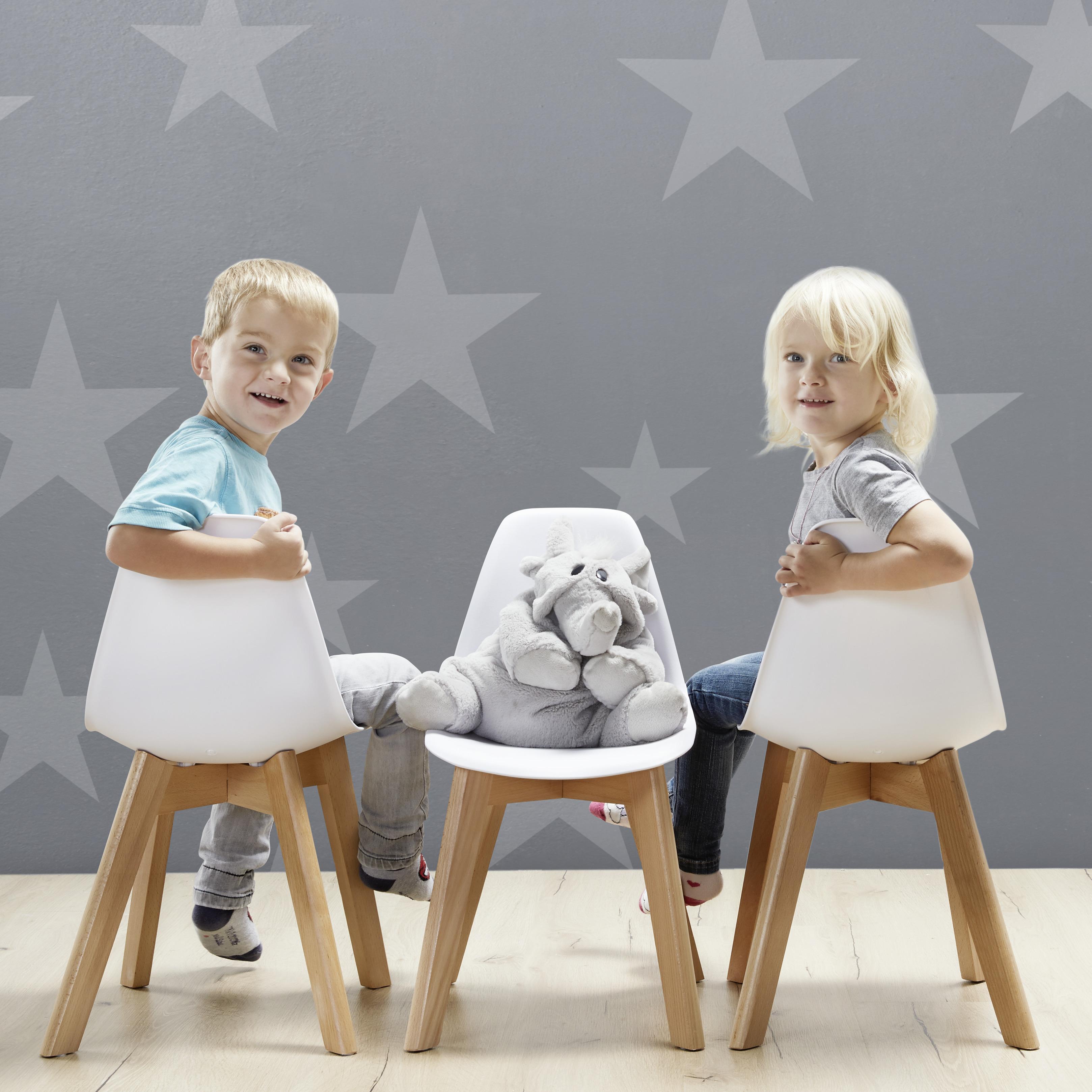 Dětská Židle Tibby - bílá, Moderní, dřevo/plast (30/56,5/32,5cm) - Modern Living