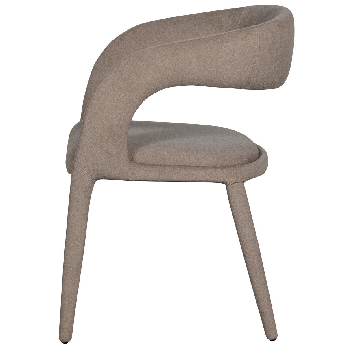 ARMLEHNSTUHL Arms Braun B: 60cm - Braun, MODERN, Textil (60/80/54cm) - Livetastic