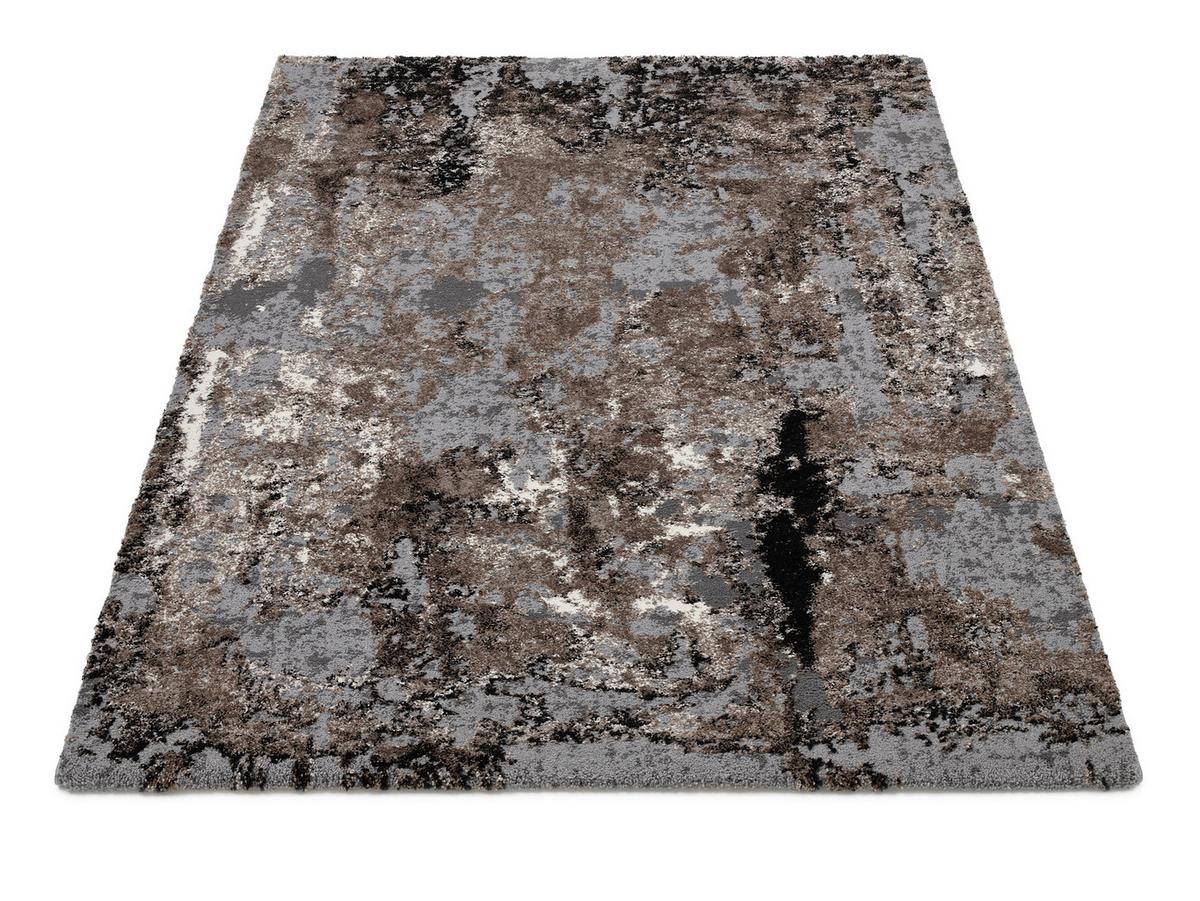 Webteppich Braun/Beige Timeline Quantum 140x200 cm - Beige/Braun, Design, Textil (140/200cm) - Novel