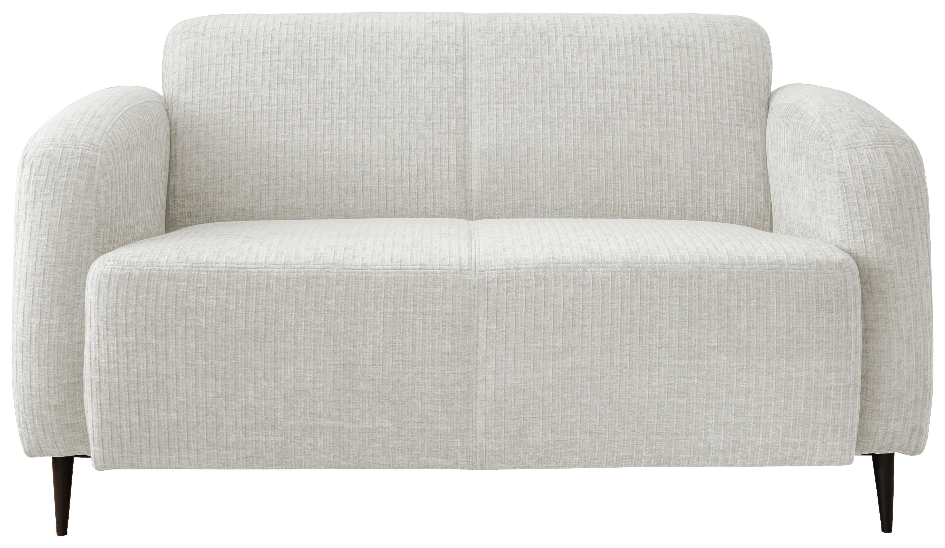 2-Sitzer-Sofa Marone Weiß B: 140cm