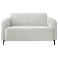 2-Sitzer-Sofa Marone Weiß B: 140cm - Schwarz/Weiß, MODERN, Textil (140/76/90cm) - Livetastic