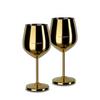 Weingläser Echtwerk Metall, Goldfarben, Je 500ml - Goldfarben, Basics, Metall (9,3/4,5/21cm) - Echtwerk