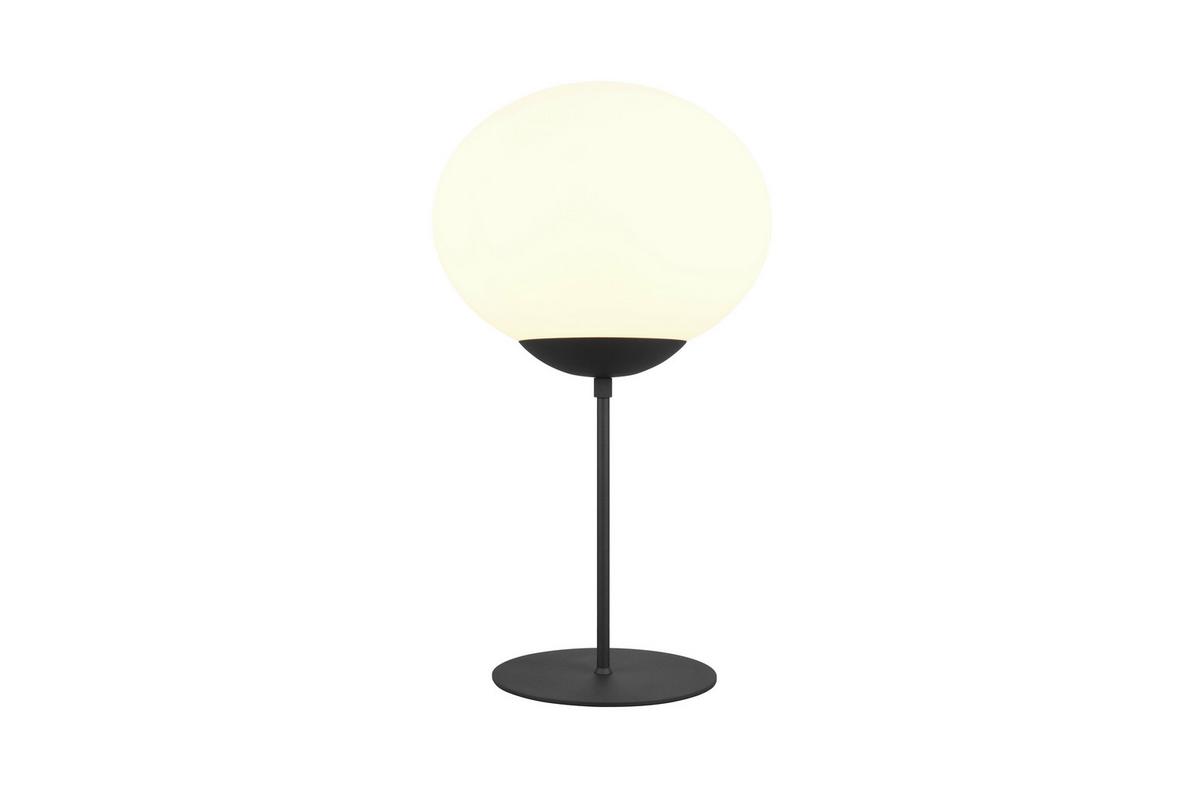 Tischleuchte 563100132 Fomento - Schwarz/Weiß, Basics, Glas/Metall (30/52cm) - Trio Leuchten