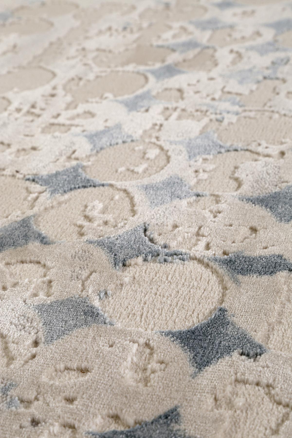 Webteppich Velvet Spots Taupe/Petrol/Beige 80x150 cm - Taupe/Beige, Design, Textil (80/150cm) - Esprit