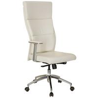 DREHSTUHL MONZA 20 Cremefarben - Creme, MODERN, Leder/Kunststoff (60/131/52cm) - MID.YOU