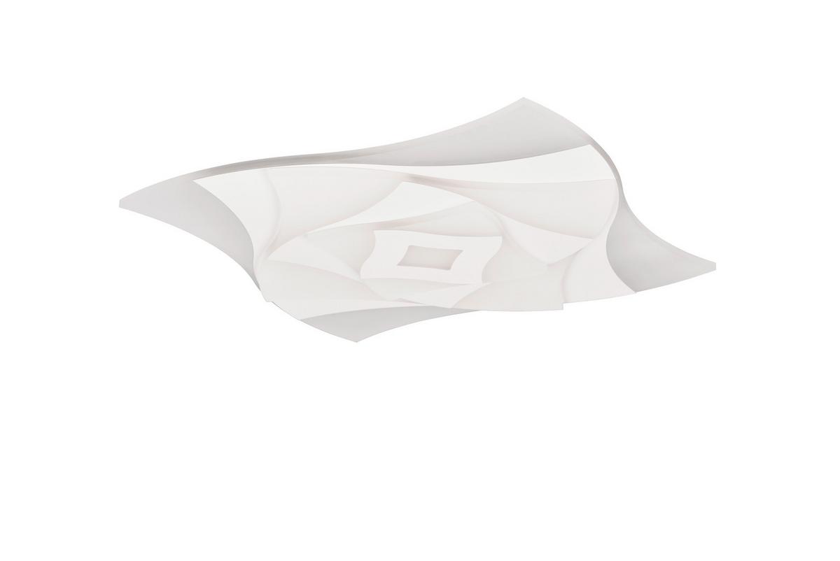 LED-Deckenleuchte 647110131 Akita - Weiß, Design, Kunststoff/Metall (48/48/5,5cm) - Trio Leuchten